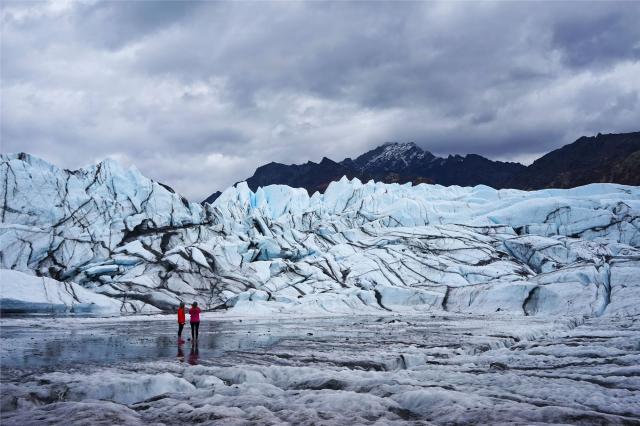 ledovec Matanuska Glacier, Aljaška