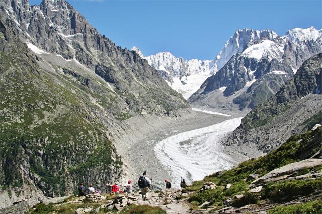Ledovec Mer de Glace