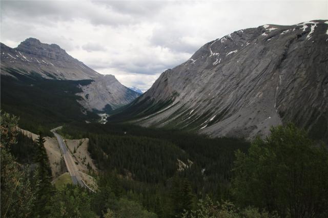 silnice Icefield Parkway
