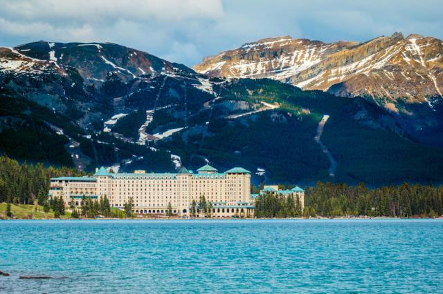 hotel Fairmont Chateau u jezera Lake Louise