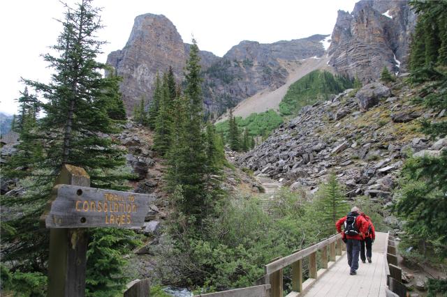 turistika u jezera Moraine Lake