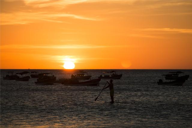 západ slunce v San Juan del Sur