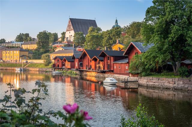 Tradiční finské městečko Porvoo