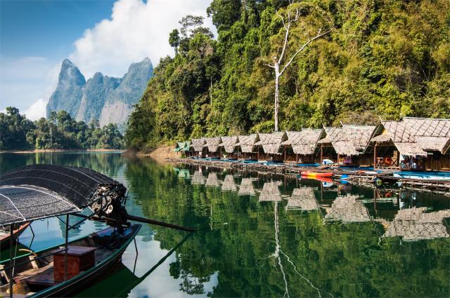 ubytování v NP Khao Sok