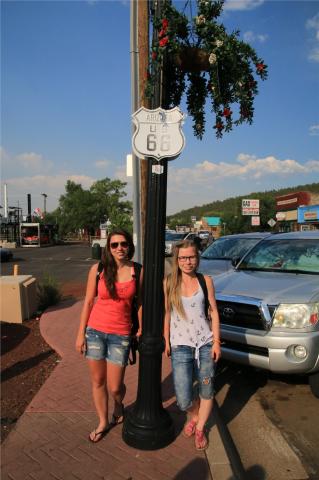 městečko Williams na legendární silnici Route 66 (Arizona)