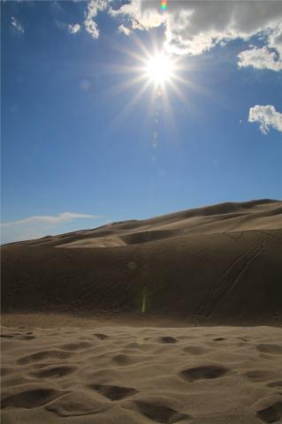 písečné duny Great Sand Dunes (Colorado)