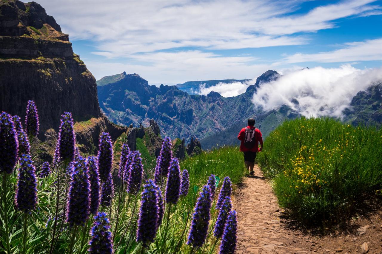 Turistika na Pico Ruivo - ostrov Madeira