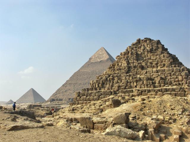 Egypt - pyramidy v Gíze