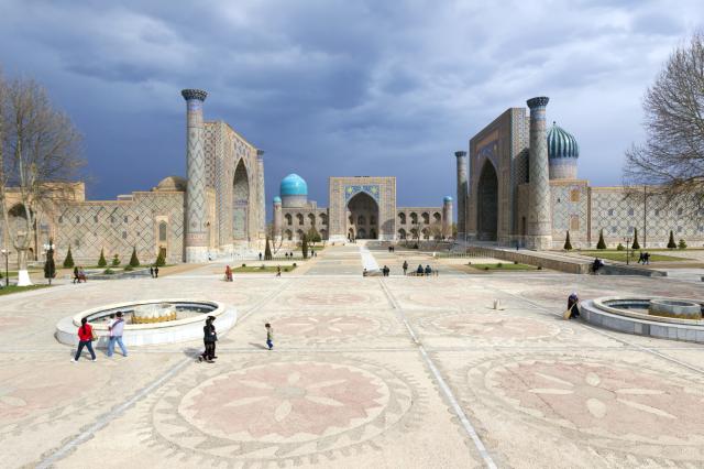 město Samarkand - náměstí Ragistan