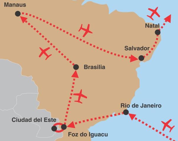 velka cesta brazilii 02 trasa