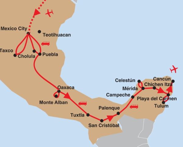 mexiko krizem krazem 02 mapa