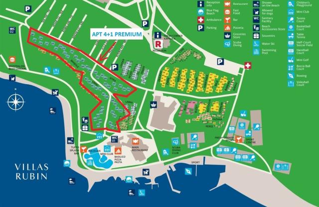 Apartmány VILLAS RUBIN, Chorvatsko - Istrie - Rovinj, zobrazení