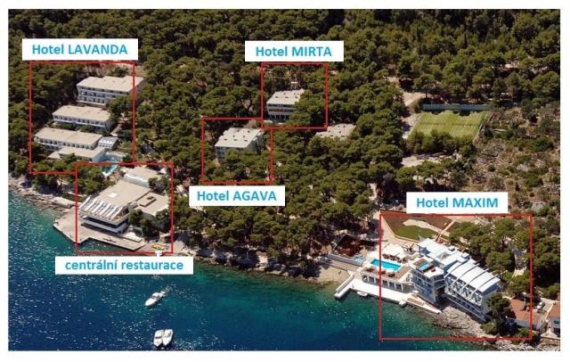 Hotel AGAVA, Chorvatsko - Ostrov Dugi Otok - Božava, zobrazení 