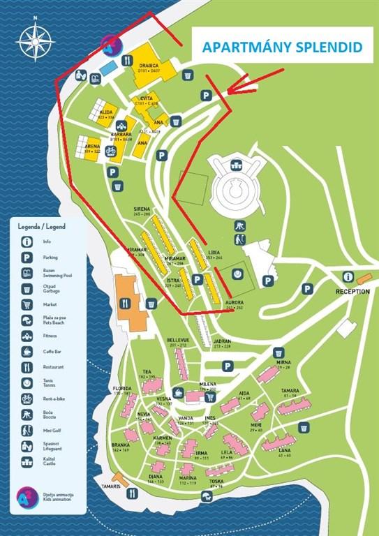 Apartmány SPLENDID, Chorvatsko - Istrie - Pula, zobrazení vybav