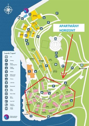 Apartmány HORIZONT, Chorvatsko - Istrie - Pula, zobrazení vybav