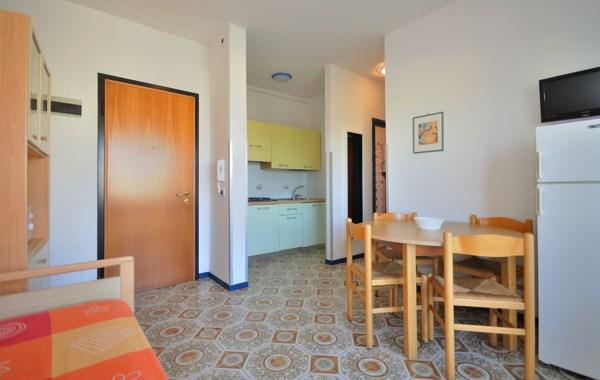dvě dvoulůžkové ložnice a denní místnost - typ APT. 4+2 C