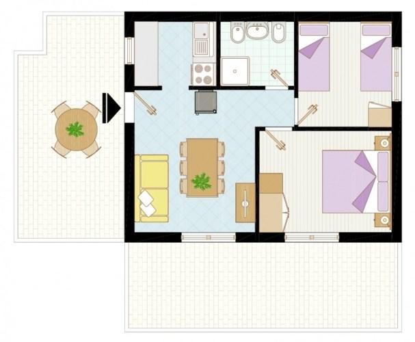 Apartmány URANO, Itálie - Region Veneto - Bibione, zobrazení vy