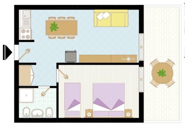 Apartmány URANO, Itálie - Region Veneto - Bibione, zobrazení vy