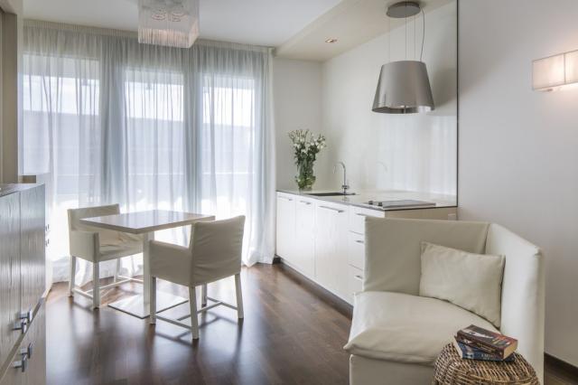 dvoulůžková ložnice a denní místnost - apartmány typ APT. 2(+1)