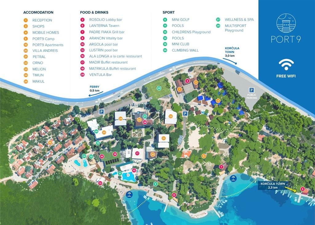 Aminess PORT9 Hotel, Chorvatsko - Ostrov Korčula - Korčula, zob