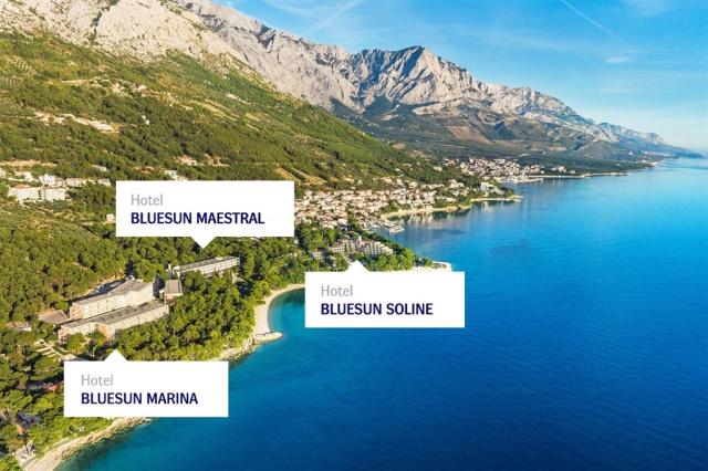 Hotel BLUESUN SOLINE, Chorvatsko - Střední Dalmácie - Brela, zo