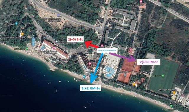 Hotel BLUESUN NEPTUN, Chorvatsko - Střední Dalmácie - Tučepi, z