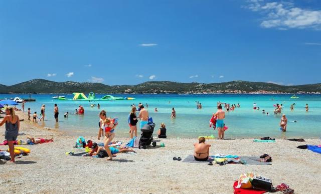 Biograd na Moru - pláž