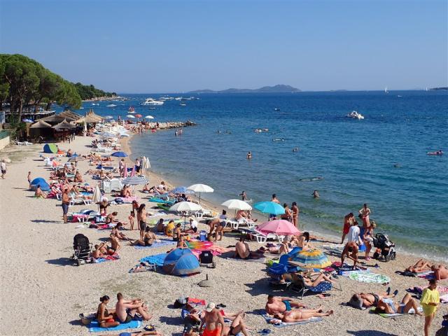 Biograd na Moru - pláž