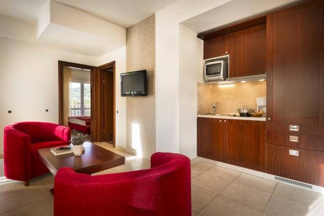 dvoulůžková ložnice a denní místnost - typ APT. 2+2 SU B