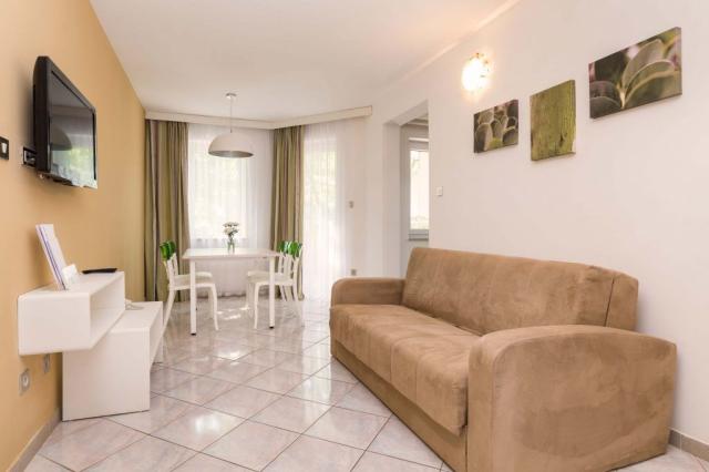 dvoulůžková ložnice a denní místnost - typ Apt. 2+2