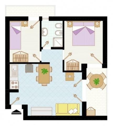 Apartmány ACAPULCO, Itálie - Region Veneto - Bibione, zobrazení