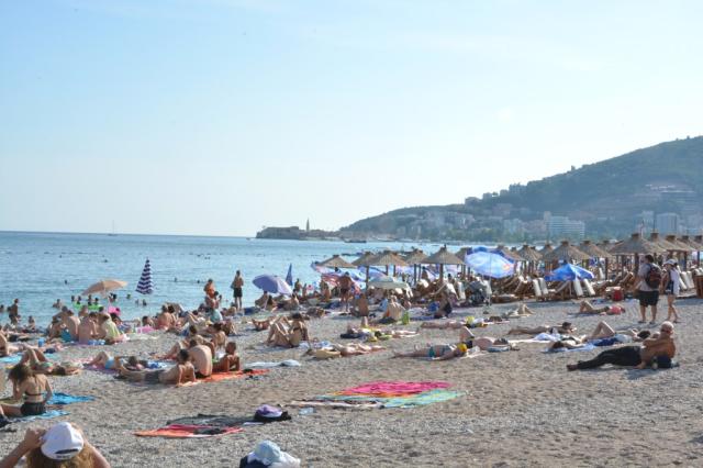 Budva - pláž