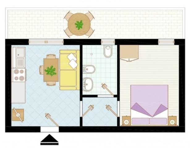 Apartmány PANDA, Itálie - Region Veneto - Bibione, zobrazení vy