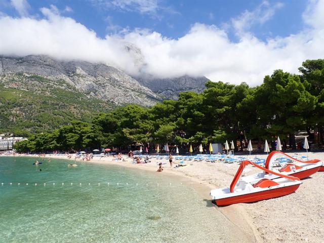 Baška Voda - pláž