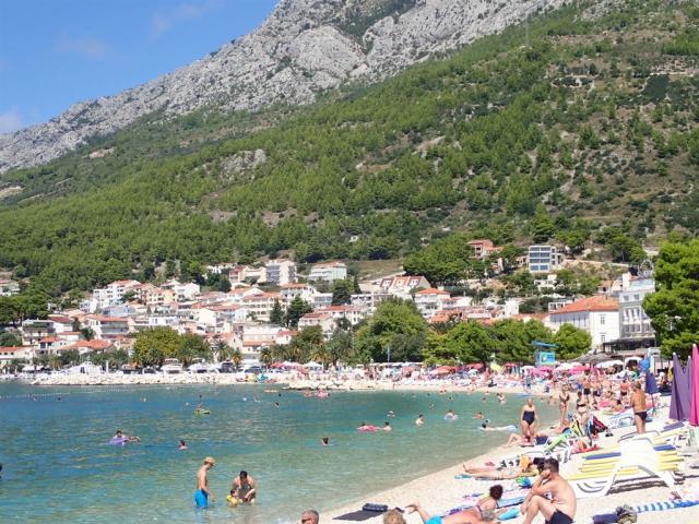 Baška Voda - pláž