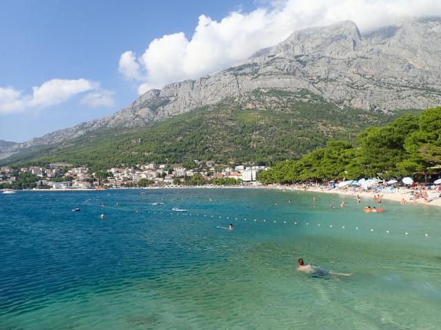 Baška Voda - pláž