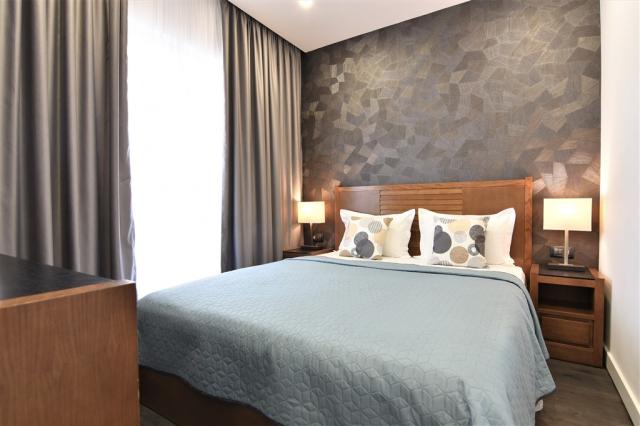 dvoulůžková ložnice a denní místnost - typ Apt. 2+2