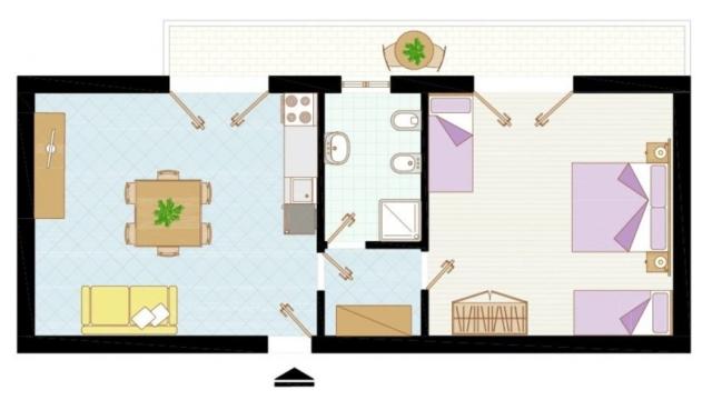 Apartmány MARIELLA, Itálie - Region Veneto - Bibione, zobrazení