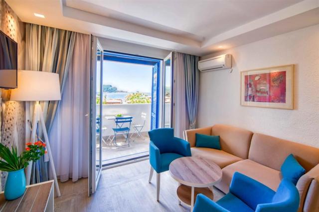 dvoulůžková ložnice a denní místnost - typ APT. 2+2 B