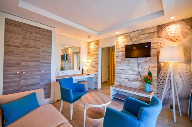 dvoulůžková ložnice a denní místnost - typ APT. 2+2 B
