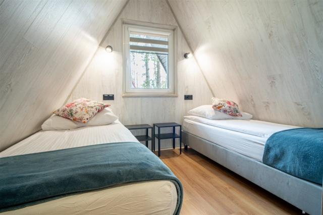 dvě dvoulůžkové ložnice a denní místnost - typ Apt. 4(+1) PREMI