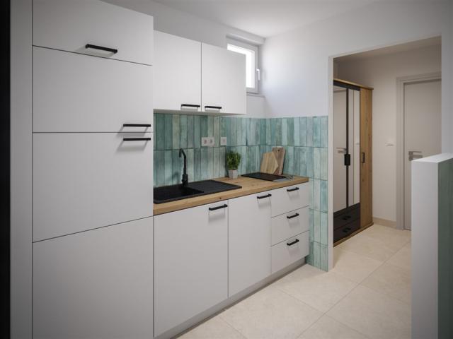 dvoulůžková ložnice a denní místnost - typ APT. 2(+2)