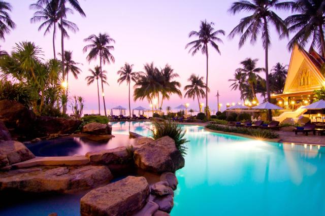 Kombinace - Santhiya Tree Resort ****, Ko Chang - pláž Klong Pr