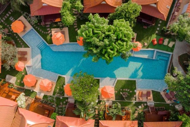 Kombinace - Baan Duangkaew Resort ***, Hua Hin, Bangkok Palace 