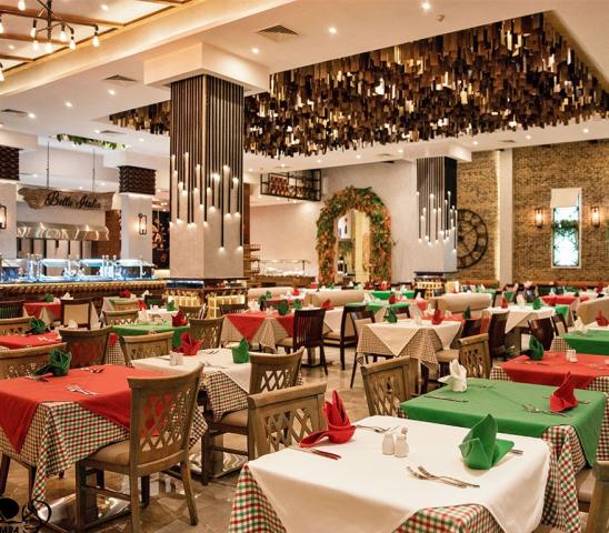 Italská restaurace Bella v hotelu Ali Baba