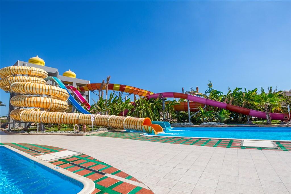Společný aquapark hotelů Aladdin a Ali Baba
