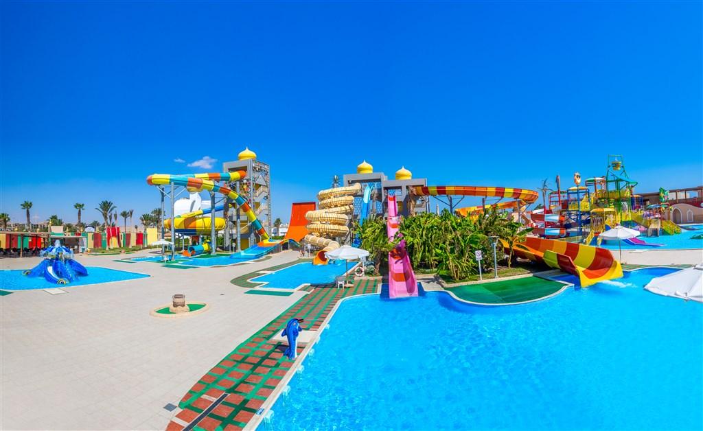 Společný aquapark hotelů Aladdin a Ali Baba