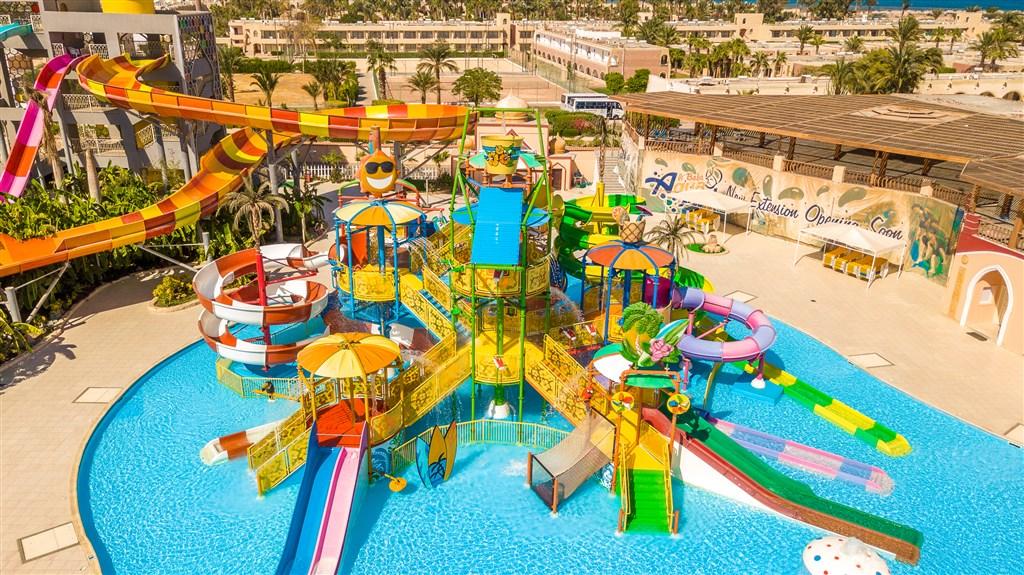 Společný aquapark hotelů Aladdin a Ali Baba