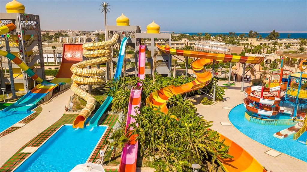 Společný aquapark hotelů Aladdin a Ali Baba