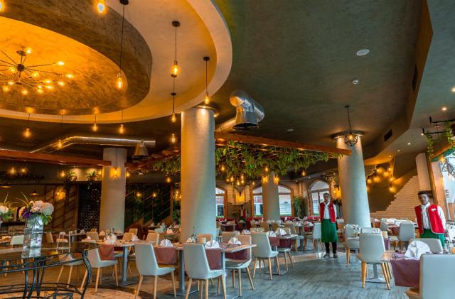 Italská restaurace Milano v hotelu Aladdin.